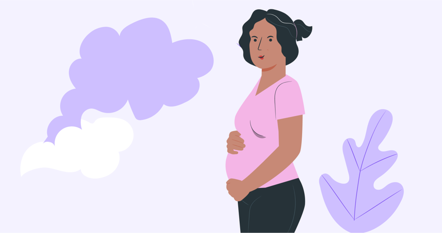 Smoking and pregnancy=Second-hand smoke during pregnancy
