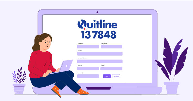 Referring clients to Quitline
